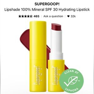 SUPERGOOP! Mineral SPF 30 lipstick